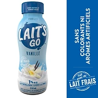 Lait's Go Lait partiellement écrémé à la vanille 1% 310 mL