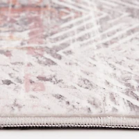 Banburry Light Grey and Light Purple Woven Area Rug