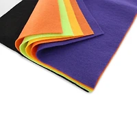FABRIC CREATIONS Rainbow ClassicFelt™ Squares 10 Pack - Black and White - 9" x 12" (23 cm x 30 cm)