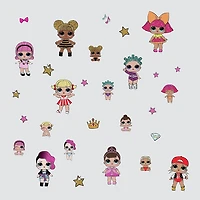 Stickers Muraux LOL Surprise Simplement pelez et collez!