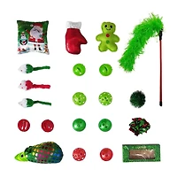 Vibrant Life Bas-Jouet pour Chat de 21 Pcs, Vert, Jouets à l'Herbe à Chat de 21 Pcs