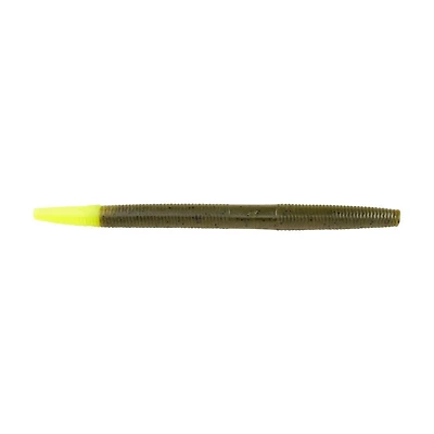 Berkley PBTG5-GPC PowerBait General Soft Stick Bait, Classic Wiggle Action, New Colours.  5-1/4" 8ct.  Green Pumpkin/Chartreuse, PowerBait General Soft Stick Bait, Green Pumpkin/Chartreuse