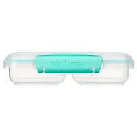 Petit contenant à empiler pour les collations Sistema À EMPORTER, 350 ml, couleur variable, 1 pièce Sans BPA