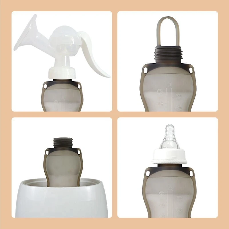 sac de rangement de lait en silicone haakaa