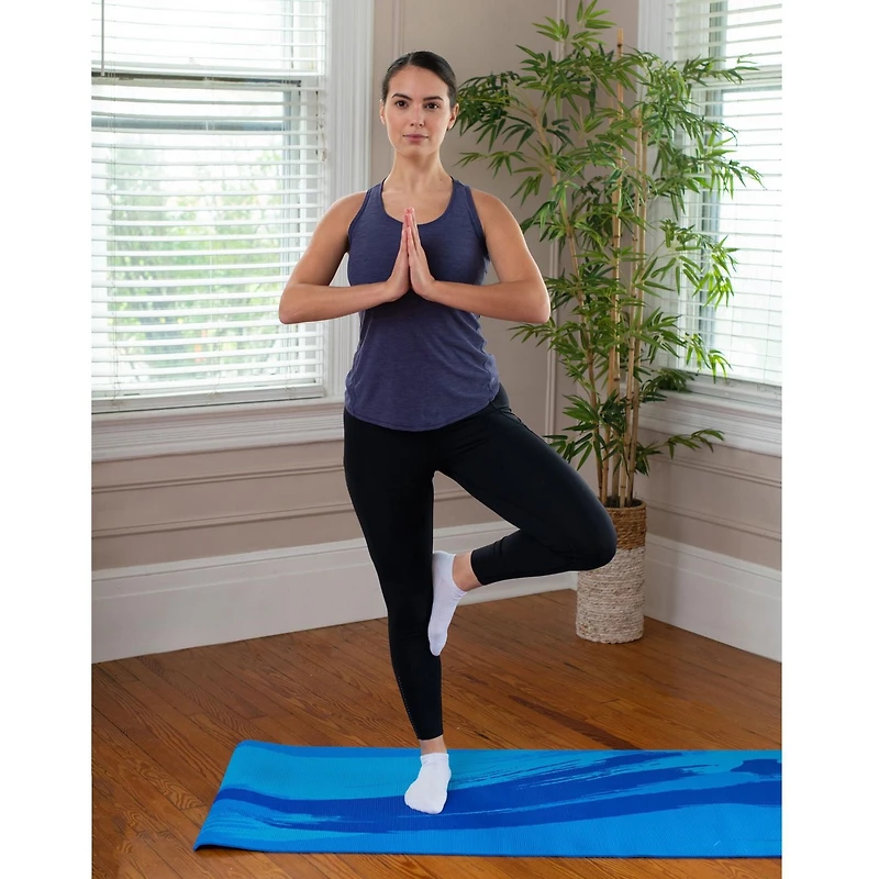 GoZone TAPIS DE YOGA IMPRIMÉ DE 6 mm, Combinaison Froide