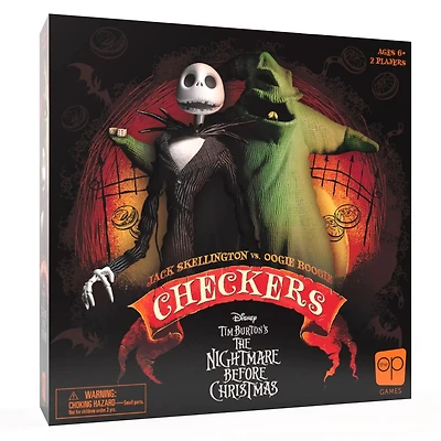 USAopoly Checkers: Disney Tim Burton The Nightmare Before Christmas
