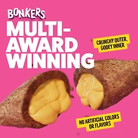 BONKERS Gâteries pour chat croquantes et moelleuses, saveur Friand de fruits de mer, 3 OZ 85g