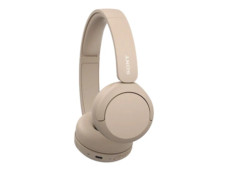 Sony WH-CH520 Wireless Headphones with Microphone - Beige