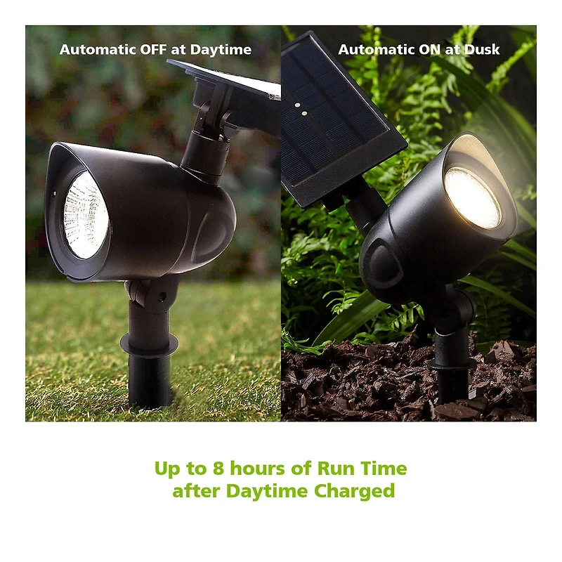 Mainstays 60 Lumen Solar Spotlight, Solar  60L Spotlight