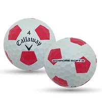 Mulligan - 24 balles de golf récupérées Callaway Chrome Soft Truvis 5A, Blanc