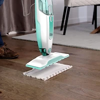 Shark S1000C, Vadrouille à vapeur avec réservoir d'eau amovible, Écume/Blanc, 1050W Désinfecte avec de l'eau