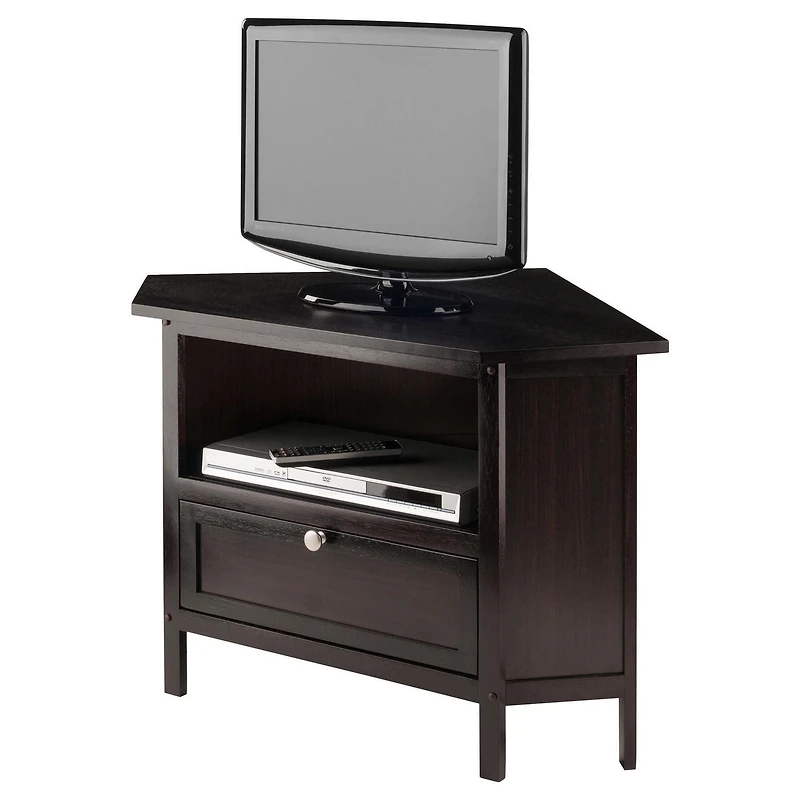 Support de téléviseur de coin Zena de Winsome en espresso - 92634