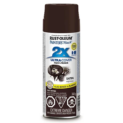 Painter's Touch 2X Ultra Cover - Satin Expresso, 340g