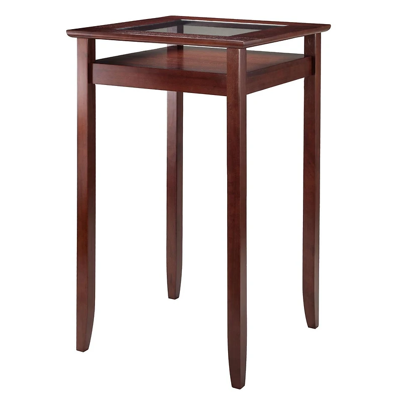 Ens. 3 pièces table de bistrot Halo de Winsome avec 2 tabourets à dossier en V - 94586