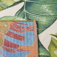 SAFAVIEH Barbados Evan Tapis Botanique Intérieur/Extérieur