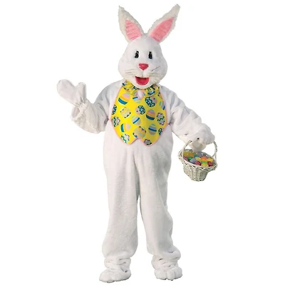 Costume de Mascotte Lapin de Pâques Fluffy Rubies pour Adultes, Taille 2XL Unisexe