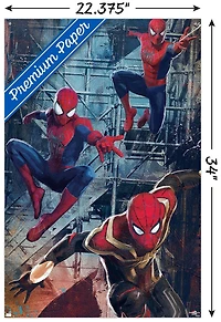 Marvel Spider-Man: No Way Home - Trio Wall Poster, 22.375" x 34"