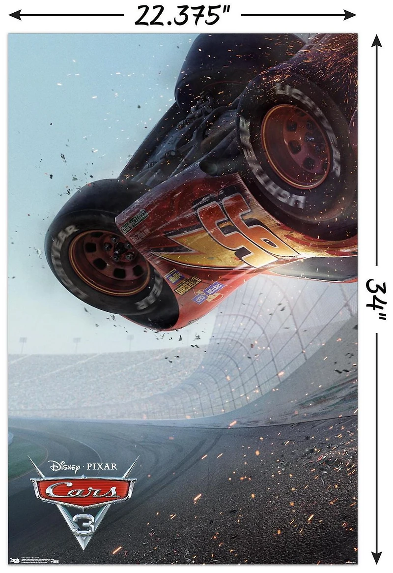 Disney Pixar Cars 3 - Une feuille