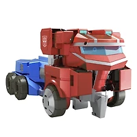 Transformers Toys Bumblebee Cyberverse Adventures Dinobots Unite Roll N’ Change Optimus Prime Push-to-Convert Action Figure, 6 and Up, 10-inch