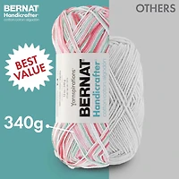 Bernat® Handicrafter® Ombre Yarn, Cotton #4 Medium, 12oz/340g, 573 Yards