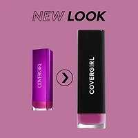 COVERGIRL Exhibitionist Crème Rouge à lèvres, formulé avec du beurre de karité, des huiles d'avocat, de noix de coco et d'oméga pour une hydratation 24 heures, 100 % sans cruauté envers les animaux