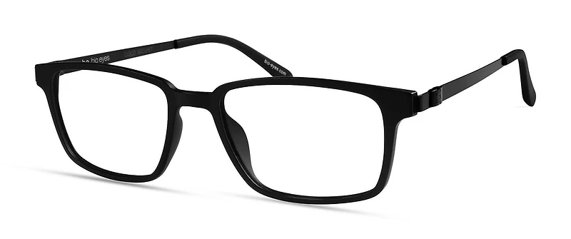 Bio Eyes Mens Prescription Eyeglasses, Sumac, Black, 54-18-145