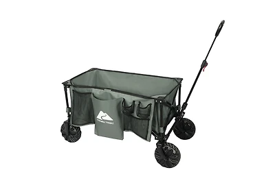 Ozark Trail All-Terrain Folding Wagon, Oversized 8" all-terrain wheel