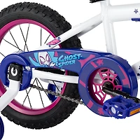 Huffy 14-inch Spidey and His Amazing Friends Girls’ Bike featuring Ghost, White/Pink
