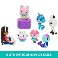 Gabby’s Dollhouse, Deluxe Figure Gift Set with 7 Toy Figures and Surprise Accessory, Kids Toys for Ages 3 and up