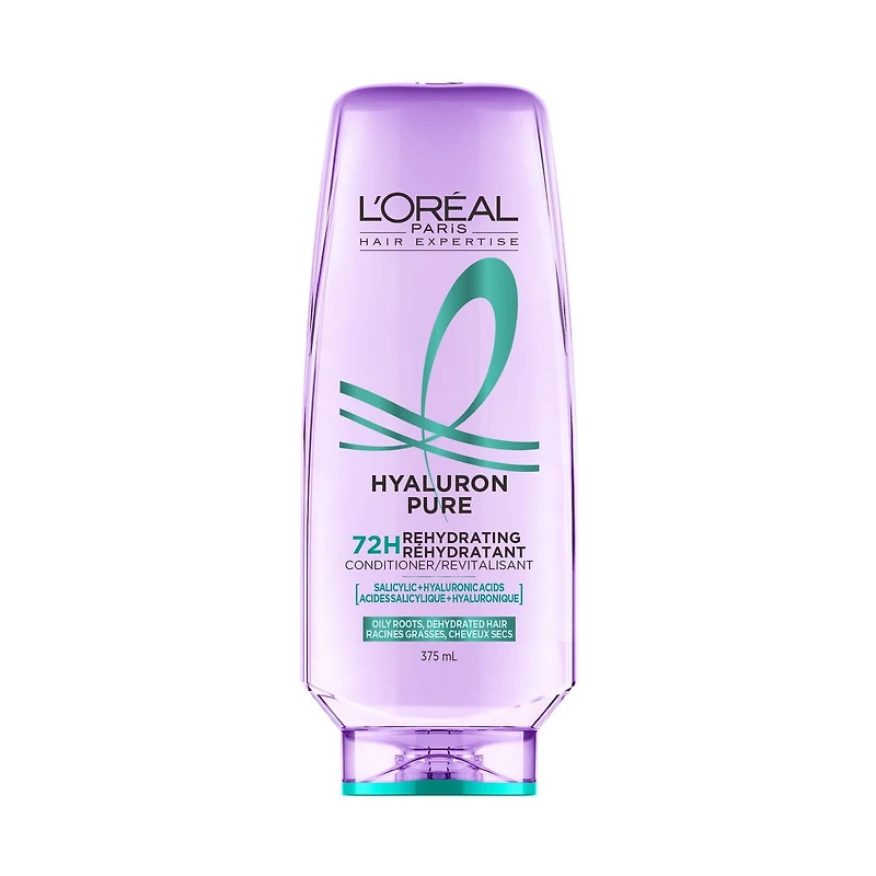 Hyaluron Pure Revitalisant Réhydratant 375 ml Pour Racines Grasses & Cheveux Déshydratés