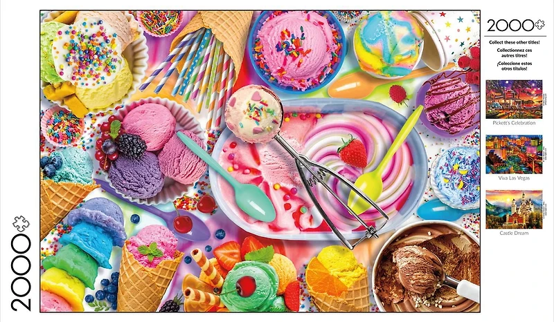 Buffalo Games Ice Cream Social 2000 Piece Jigsaw Puzzle