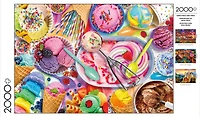 Buffalo Games Ice Cream Social 2000 Piece Jigsaw Puzzle