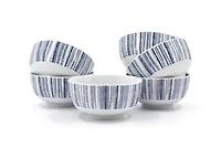 Mainstays Ink Spiral Bowl - 6 Pack