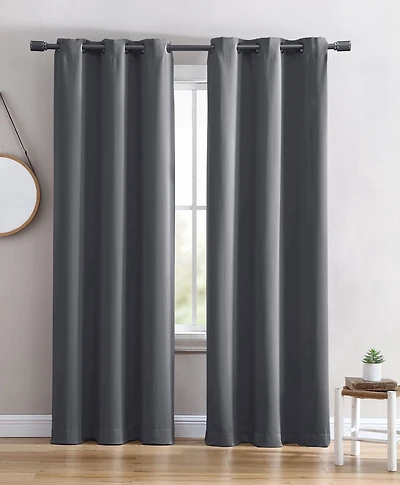 Solid Blackout Grommet Window Panel