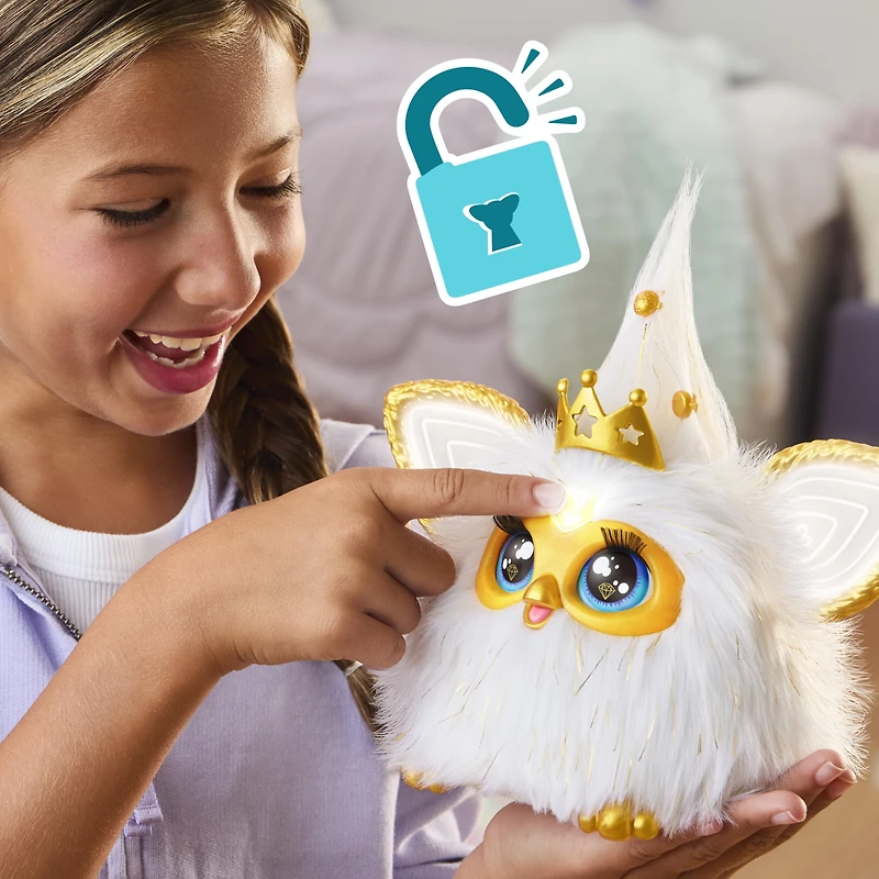 Furby Gold Glam Interactive Plush Toy - French Version