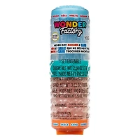 Lot initial de pâte et sable jamais secs Wonder Factory  - pâte bleu clair + sable orange - ne sèche jamais, est sans gluten