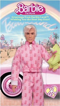 Barbie-Poupée Ken-poupée inspirée du film avec combinaison rose