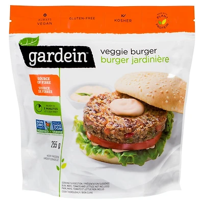 Burger jardinière Gardein™ sans viande