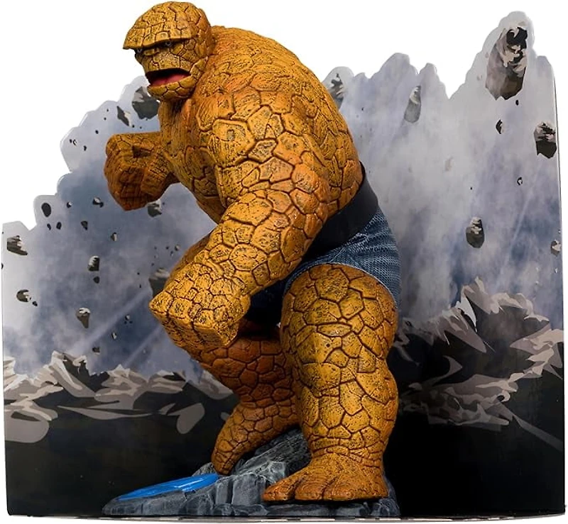 Marvel The Thing 1:10 Scale Collectible avec Scène Fantastic Four #642