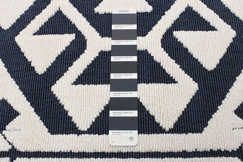 ECARPET Indoor/Outdoor for Balcony, Patio and Garden Aaya Blue Rug