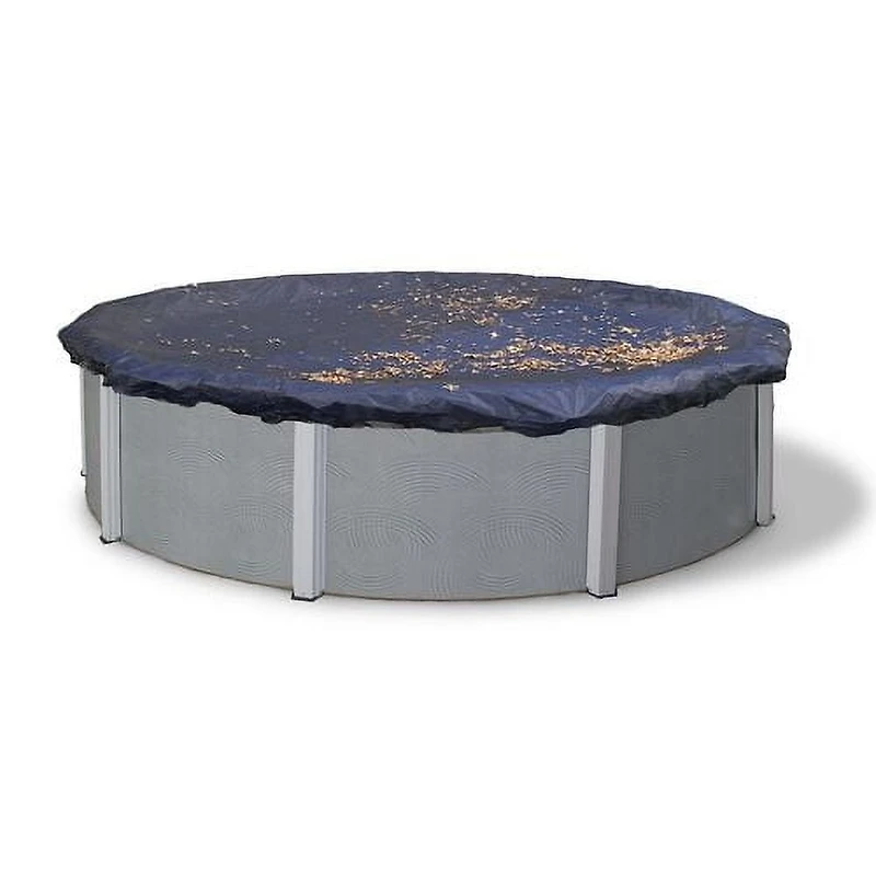 Blue Wave Round Leaf Net Above-Ground Pool Cover