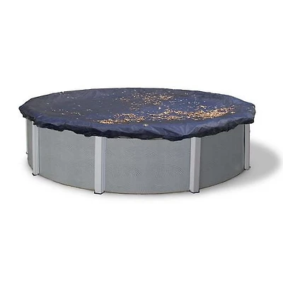 Blue Wave Round Leaf Net Above-Ground Pool Cover