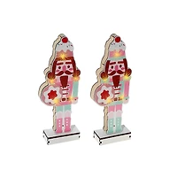 Support Casse-Noisette En Bois À Led (Assortiment) - Lot De 2