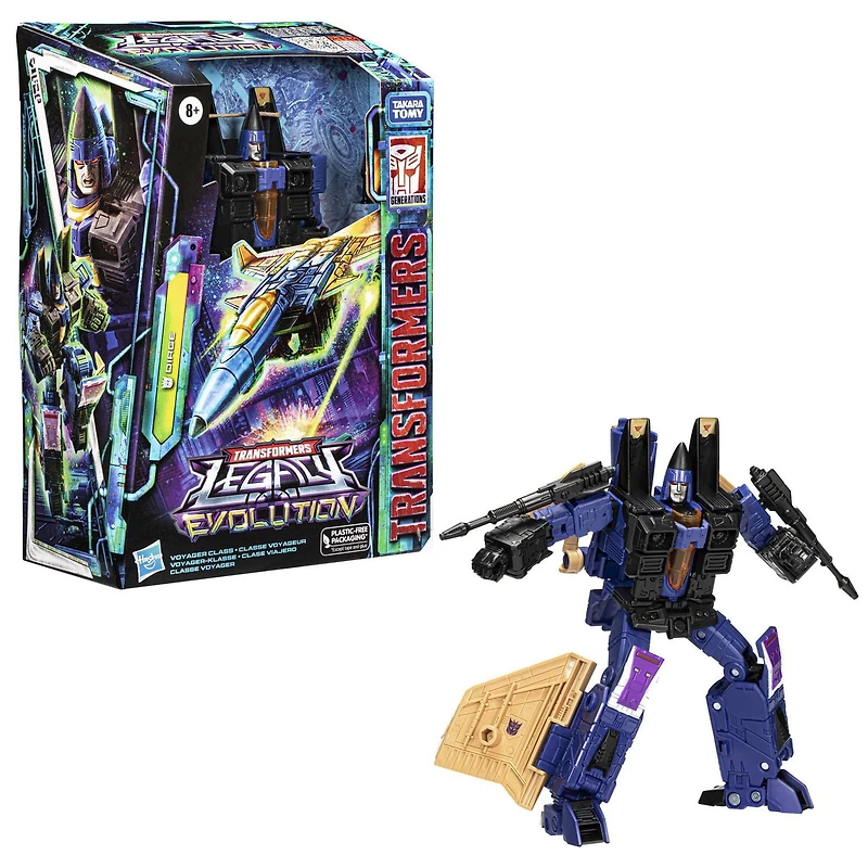 Transformers Toys Legacy Evolution Voyager Dirge Toy, 7-inch, Action Figure For Boys And Girls Ages 8 And Up