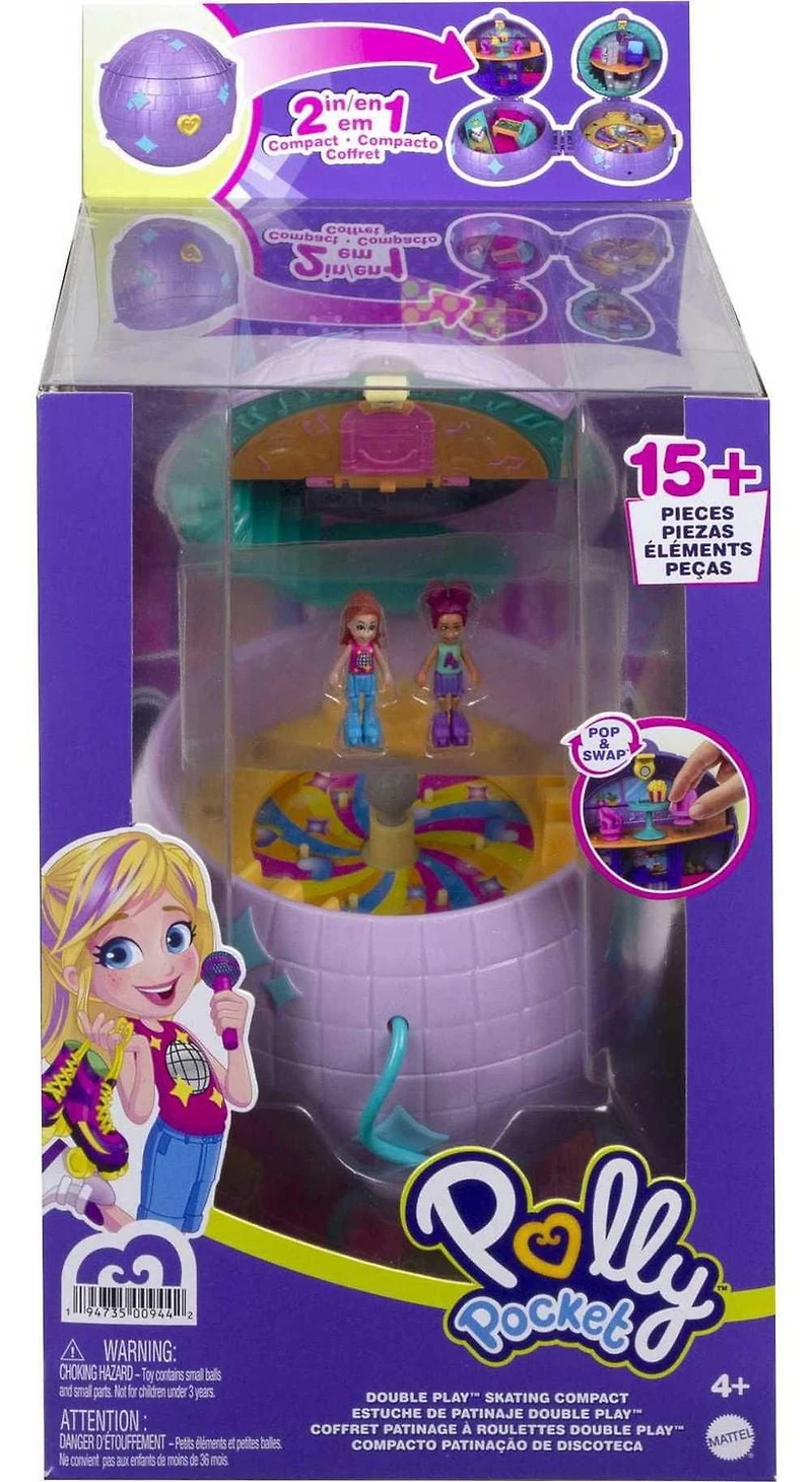 POLLY POCKET – DOUBLE PLAY – Coffret Patinage à roulettes
