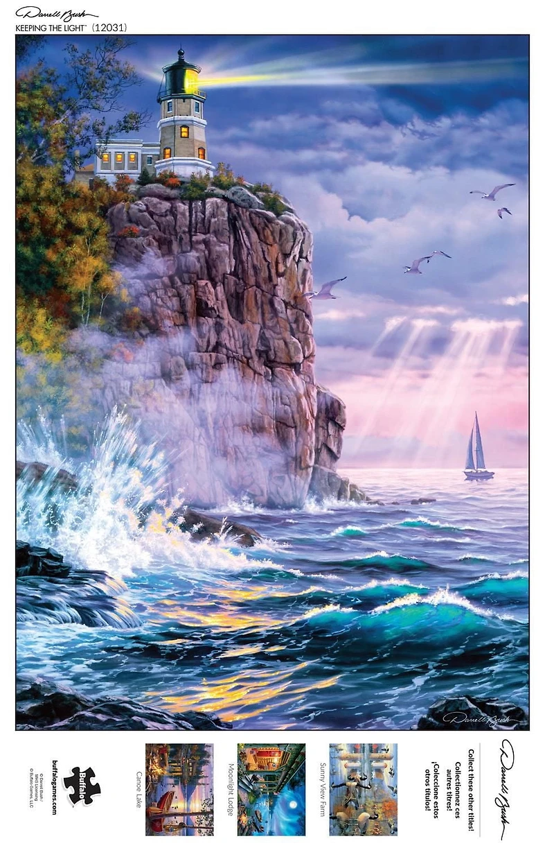 Buffalo Games - Le puzzle Darrell Bush - Keeping the Light - en 1000 pièces