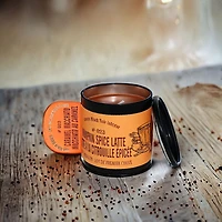 Aroma Light 8oz Pumpkin Spice Latte Soy Wax Blended Scented Candle,1 cotton wick