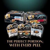 SHEBA GRAVY INDULGENCE PERFECT PORTIONS Adult Wet Cat Food Beef Entrée in Extra Gravy, 75g