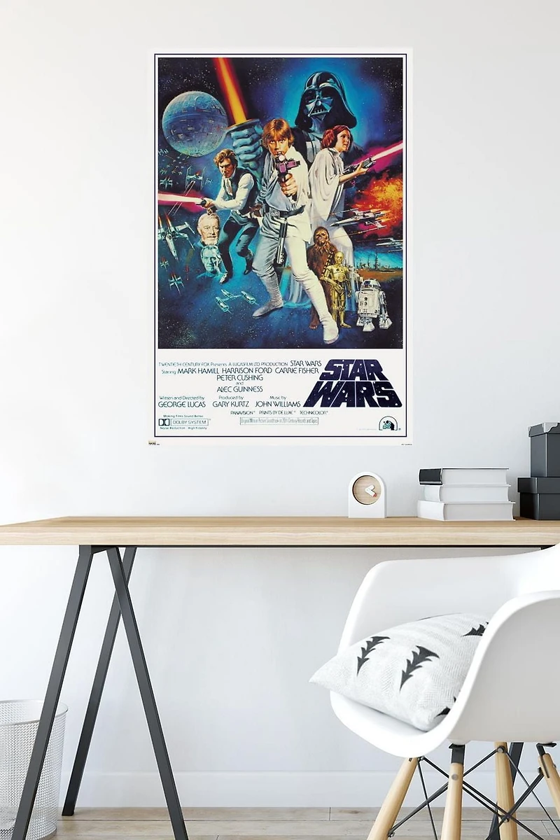 24X36 Star Wars: A New Hope - One Sheet Wall Poster, 24" x 36"