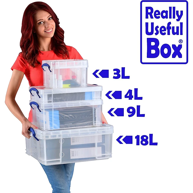 Really Useful Boxes Clear Storage Box